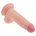 Dildo Love Toy Ultra Soft Dude 18 cm, Miękka Cyber Skóra, Przyssawka