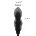 Nadmuchiwany korek analny EXTREME INFLATABLES – silikonowy, regulowany rozmiar, 8-9,5 cm