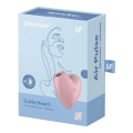 Stymulator łechtaczkowy Satisfyer Cutie Heart, silikon medyczny, wodoodporny, z wibracjami