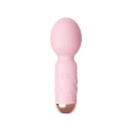 Masażer mini, Cute Mini Wand Pink, 10 trybów wibracji, wodoodporny, silikon medyczny