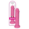 Dildo Ercole Pink - 28,5 cm, średnica 8 cm, przyssawka, włoska jakość