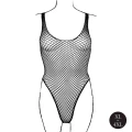 Body ELASTYCZNE LE DESIRE z dekoltem V, rozmiary XL-4XL, materiał Nylon i Spandex