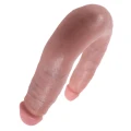 Dildo King Cock - podwójny stymulator, 30 cm długości, elastyczny materiał PVC