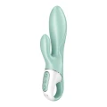 Wibrator do punktu G Satisfyer Air Pump Bunny 5 z aplikacją, bezprzewodowy, miętowy