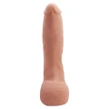 Dildo BAILE BW-008039NR, realistyczny TPR, zakrzywiony, wodoodporny, 10,2''
