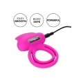 Pierścień wibracyjny do penisa, silikonowy z funkcją pamięci, wodoodporny, różowy