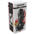 Dildo PVC INFERNO Fat Boys 19 cm, średnica 7 cm, z przyssawką, kompatybilny z uprzężą