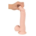 Dildo Nature Skin 24cm, średnica 3,1-4,4 cm, elastyczny materiał TPE