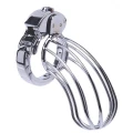Klatka na penisa Stainless Steel Series – stal nierdzewna, zamknięcie na kłódkę, polerowana