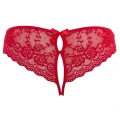 Majtki koronkowe COTTELLI LINGERIE, wycięte, erotyczne, z kokardkami