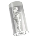 Masturbator tunelowy STROKER – przezroczysty kształt 3D, TPE, długość 14,2 cm