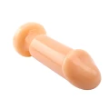 Dildo analne T-Skin, Large, 4.8 cm szerokości, 16.5 cm długości, wibrujące
