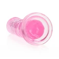 Dildo realistyczne REALROCK CRYSTAL CLEAR 20 cm, przyssawka, wodoodporne