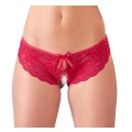 Majtki koronkowe COTTELLI LINGERIE, wycięte, erotyczne, z kokardkami