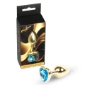 Korek analny (anal plug) MyLove Toys Jewellery Gold – stal nierdzewna, 7 cm, 2,7 cm