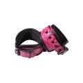Kajdanki neoprenowe różowe z regulacją, wodoodporne, komfortowe 26x1.3x5.1 cm