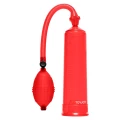 Pompka do powiększania penisa Toy Joy POWER PUMP RED, PVC, średnica 5.5 cm