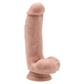 Dildo 6 cali GET REAL, bezftalowy PVC, realistyczny kolor, średnica 4 cm