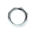 Pierścień erekcyjny ze stali nierdzewnej z kryształami, średnica wewnętrzna 3,5 cm