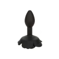 Wtyczka analna silikonowa Forbidden Small Rose, wodoodporna, ergonomiczna, czarna