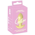 Korek analny Cuties, silikonowy, kompaktowy, 7 trybów wibracji, 8 cm