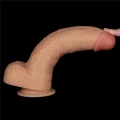 Dildo Power Basics 9.5'' - 10 trybów wibracji, wodoodporny, bezpieczny dla ciała PVC