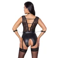 Body COTTELLI LINGERIE typu ouvert, koronkowe detale, regulowany pas, elastyczne paski