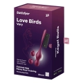 Kule miłości Satisfyer Love Birds Vary, silikon, zdalne sterowanie, 3 obciążniki