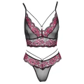 Biustonosz i majtki COTTELLI LINGERIE, koronkowe, dwukolorowe, komfortowe