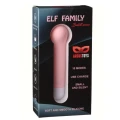 Stymulator łechtaczki Elf Family 2 z 10 trybami wibracji, silikon, ładowany USB, 10,3 cm