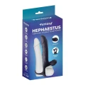 Wibrator do podwójnej penetracji Hephaestus — silikonowy, 7 trybów, USB, wodoodporny