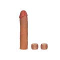 Przedłużacz Penisa Silikonowy – System 20,25 cm, Elastyczny, Wodoodporny, Pojemność 3,3 cm