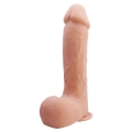 Dildo BAILE BW-008040NR 8,7'' z przyssawką, wodoodporny, realistyczny TPR