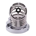 Klatka na penisa Stainless Steel – Advanced Locking, trwała stal nierdzewna, kompaktowa