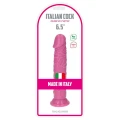 Dildo Amedeo - Różowy, 16,5 cm, elastyczne, z przyssawką, wodoodporne