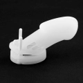Klatka na penisa Silicone Control – zestaw 5 pierścieni, długość 7 cm, wymienne kołki