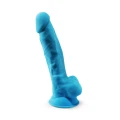Dildo Silexd Model 1, 17,75 cm, elastyczny silikon, przyssawka, hipoalergiczny