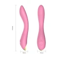 Wibrator ergonomiczny Flamingo, silikonowy, 9 trybów, wodoodporny, różowy