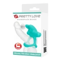 Stymulator prostaty Pretty Love - silikonowy, 10 funkcji wibracji, biodegradowalne opakowanie