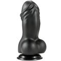Dildo PVC INFERNO Fat Boys 19 cm, średnica 7 cm, z przyssawką, kompatybilny z uprzężą