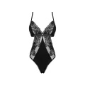 Body erotyczne OBSESSIVE XL/2XL – koronkowe, regulowane ramiączka, czarne