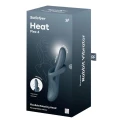 Stymulator łechtaczkowy Satisfyer Heat Flex 4, silikon, wodoszczelny, ogrzewanie 39°C