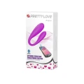 Wibrator silikonowy PRETTY LOVE - AUGUST, 12 funkcji, Bluetooth, wodoodporny