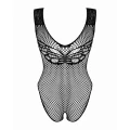 Body OBSESSIVE B134 z siateczki, głęboki dekolt, elastyczny materiał S/M/L