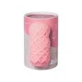 Masturbator TPE Lola Games Marshmallow, długość 8 cm, różowe reliefy