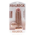 Dildo RealRock, PVC, 23 cm długości, extra grube, realistyczne detale