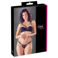 Biustonosz i stringi COTTELLI LINGERIE, elegancka koronka, fiszbiny, komfort