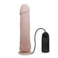 Dildo BAILE - Realistyczny, Wibracyjny, z Wytrzymałą Przyssawką, Waga 422g