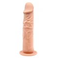 Dildo BAILE BARBARA 7.8'' TPR, wodoodporny, podwójne otwory, mocna przyssawka