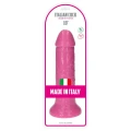 Dildo Sansone Pink - 25,5 cm długości, 8 cm średnicy, z przyssawką, wodoodporne